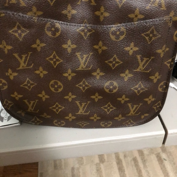 Authentic ONE of a KIND Vintage LV upcycled BOHO Cross Body Bag w/ dust bag. - Picture 2 of 15